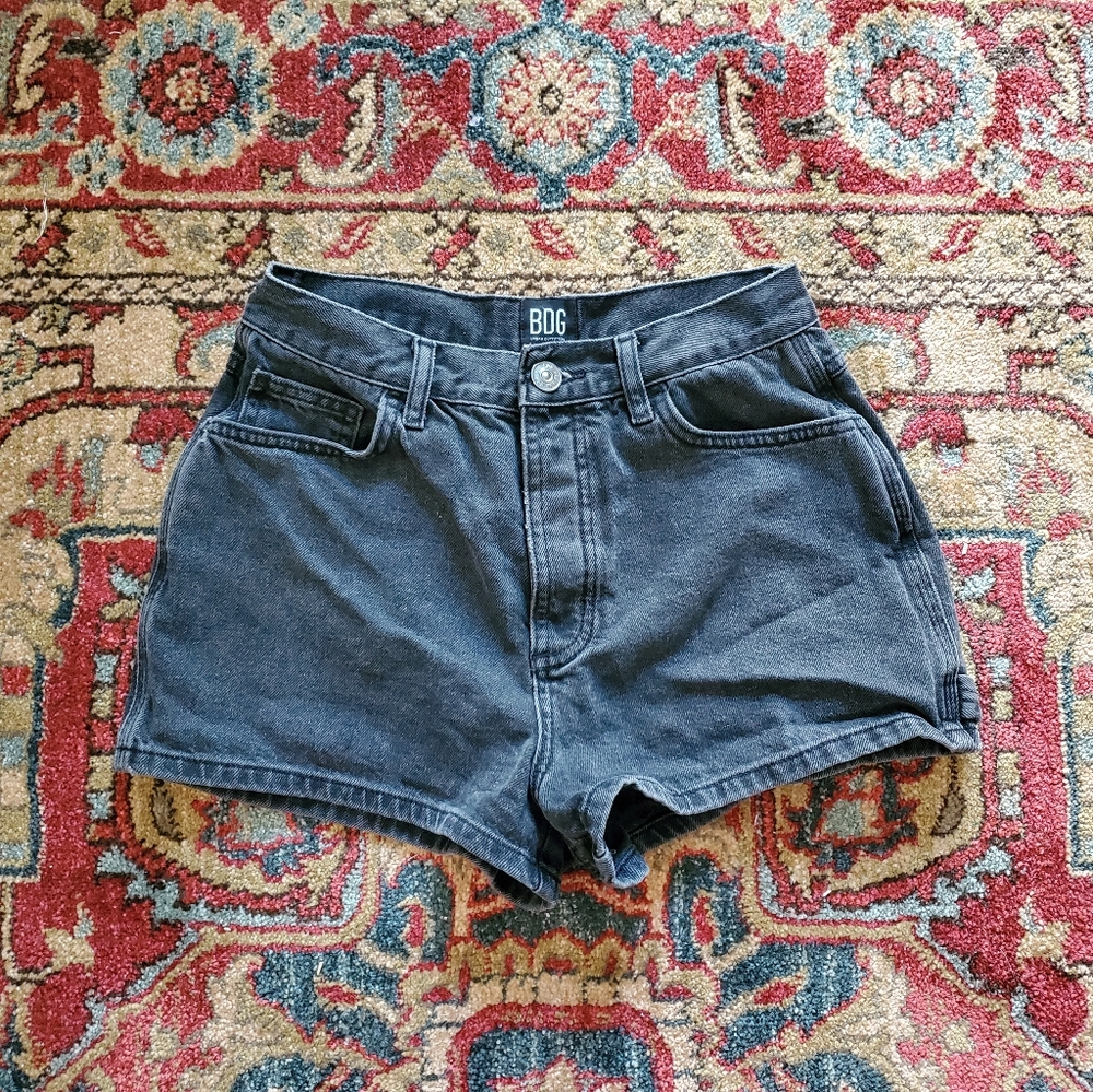 BDG Urban Outfitters Black Carpenter Shorts